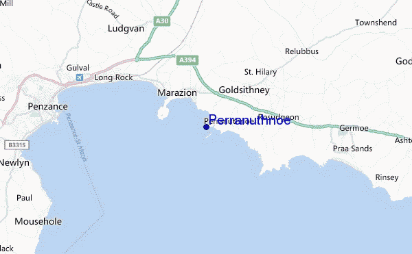 Perranuthnoe location map
