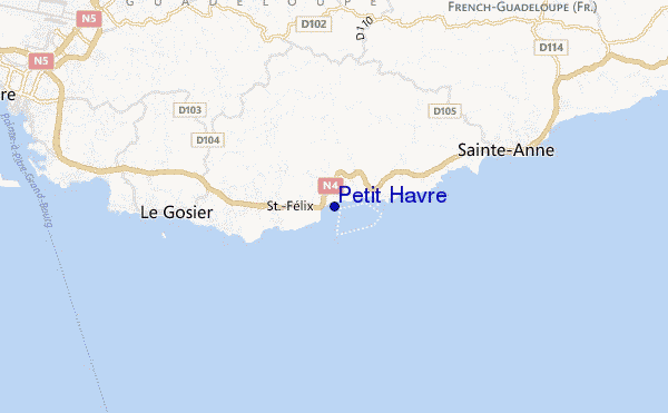 Petit Havre location map