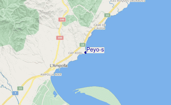 Peyo's location map