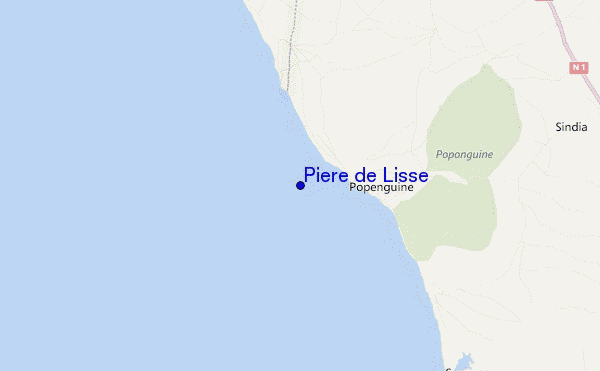 Piere de Lisse location map
