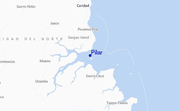Pilar location map