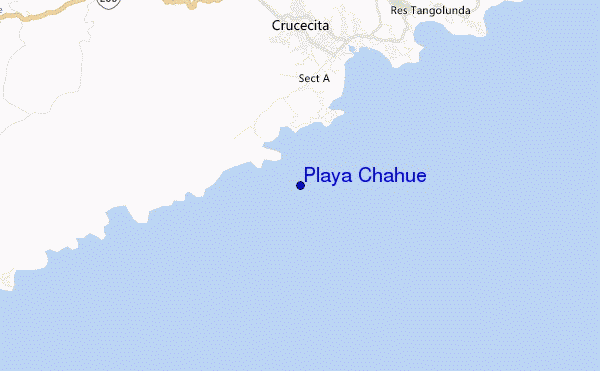 Playa Chahue location map