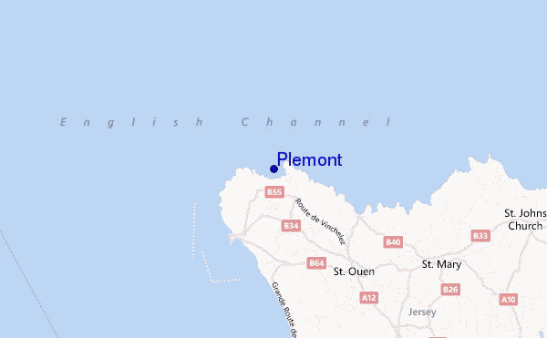 Plemont location map