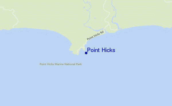 Point Hicks location map