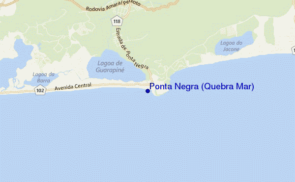 Ponta Negra (Quebra Mar) location map