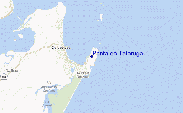 Ponta da Tataruga location map