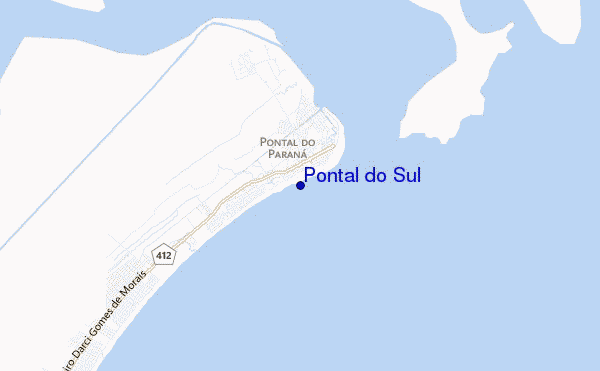 Pontal do Sul location map