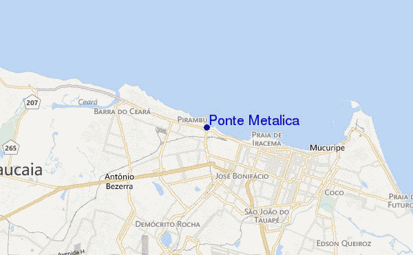 Ponte Metalica location map