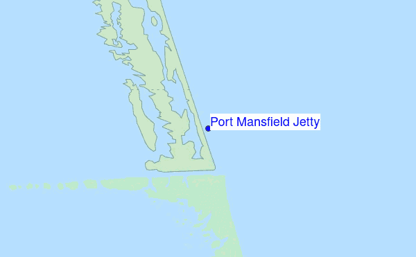 Port Mansfield Jetty location map