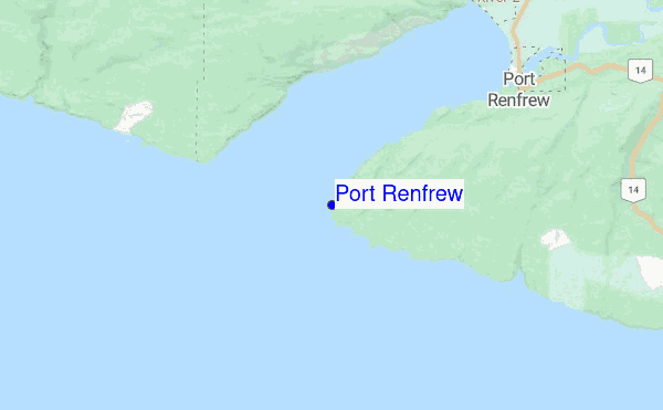 Port Renfrew location map