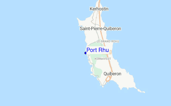 Port Rhu location map