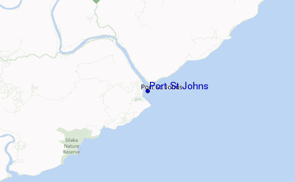 Port St Johns location map