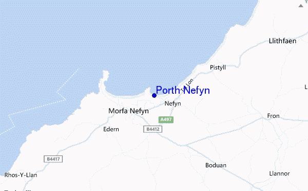 Porth Nefyn location map
