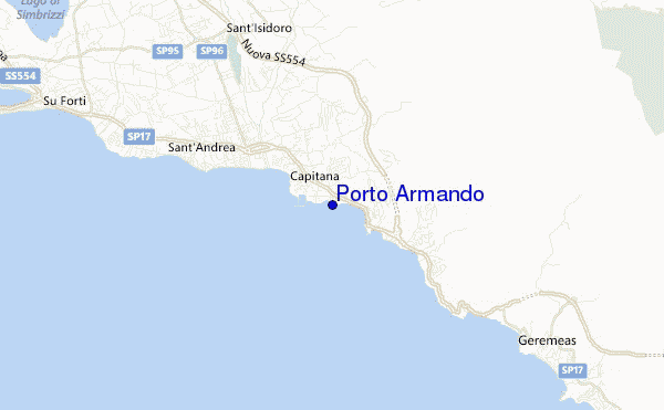 Porto Armando location map