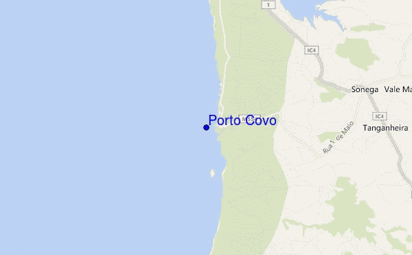 Porto Covo location map