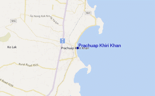 Prachuap Khiri Khan location map