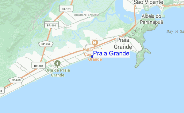 Praia Grande location map