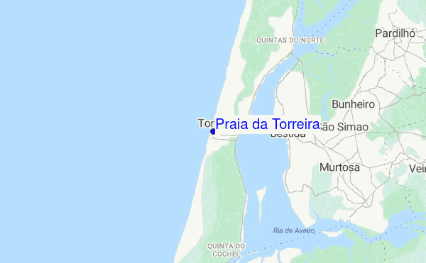 Praia da Torreira location map