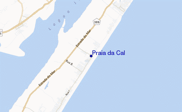 Praia da Cal location map