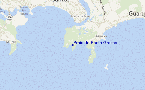 Praia da Ponta Grossa location map
