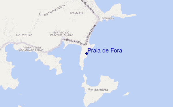 Praia de Fora location map
