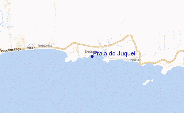 Praia do Juquei location map