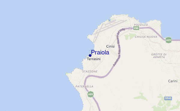 Praiola location map