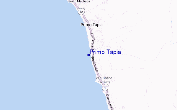 Primo Tapia location map