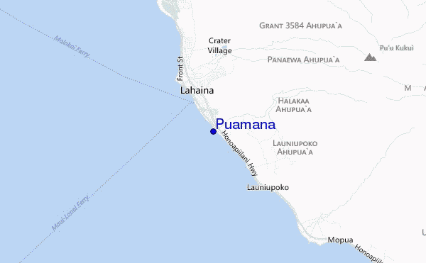 Puamana location map