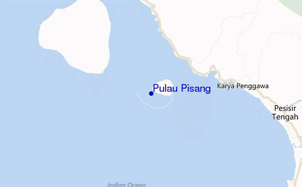 Pulau Pisang location map