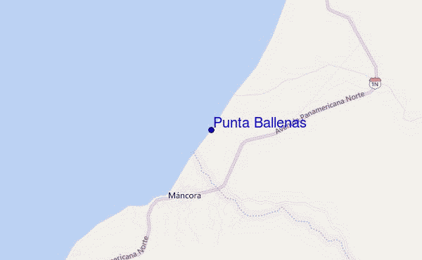 Punta Ballenas location map