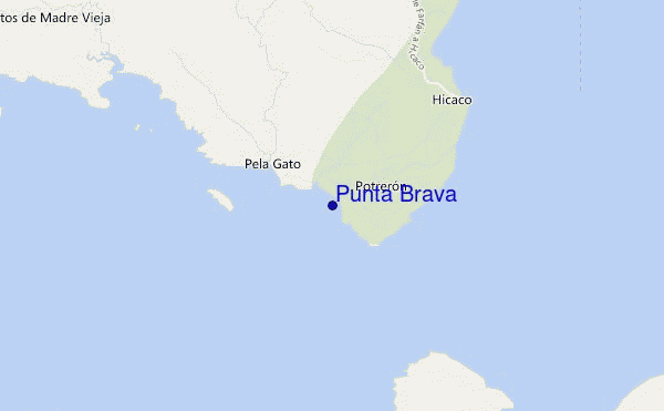 Punta Brava location map