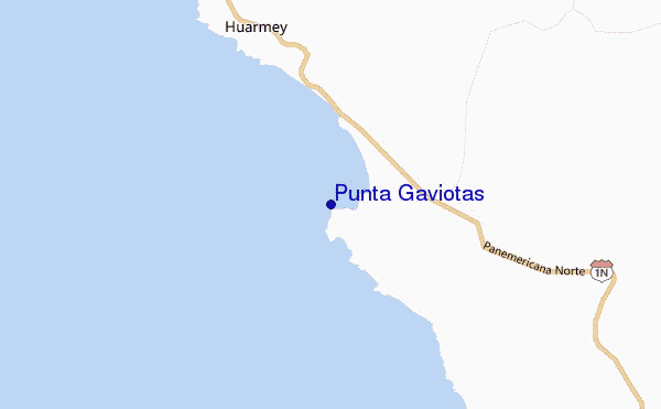 Punta Gaviotas location map