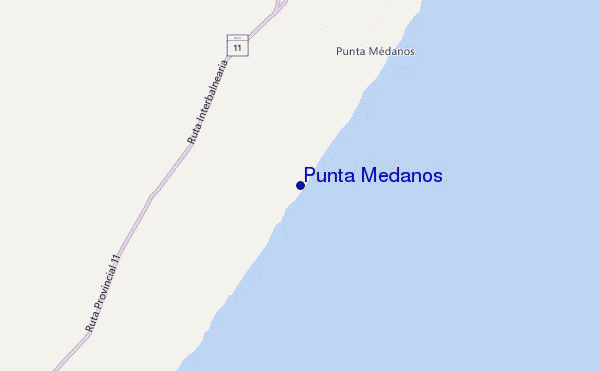 Punta Medanos location map
