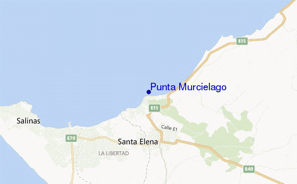 Punta Murcielago location map