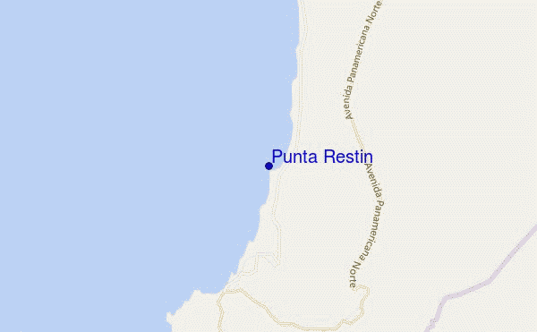 Punta Restin location map