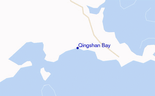 Qingshan Bay location map