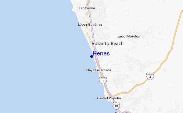 Renes location map