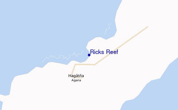 Ricks Reef location map
