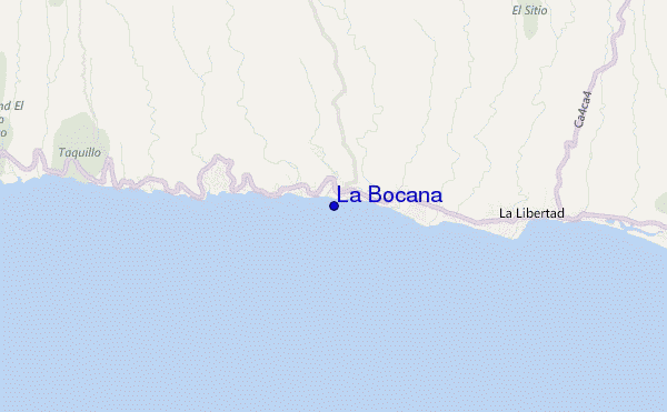 La Bocana location map