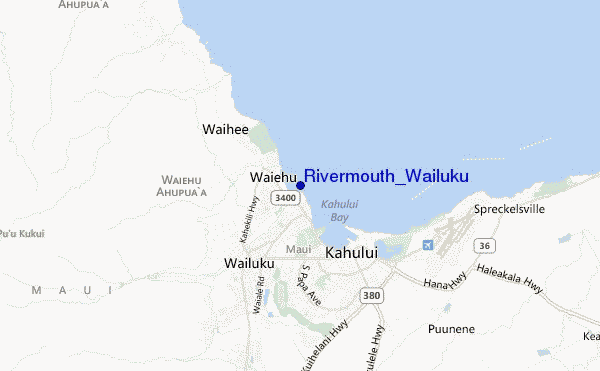 Rivermouth_Wailuku location map