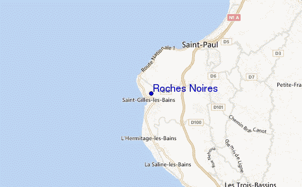 Roches Noires location map
