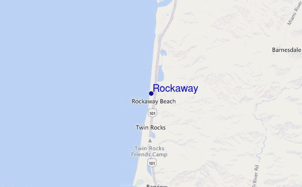 Rockaway location map