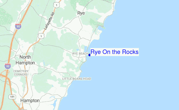 Rye On the Rocks location map