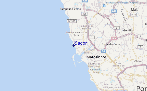 Sacor location map
