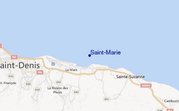 Saint-Marie location map