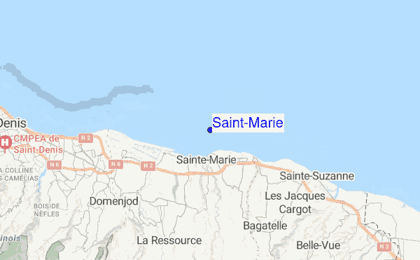 Saint-Marie location map