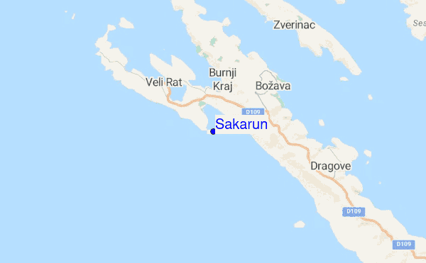 Sakarun location map