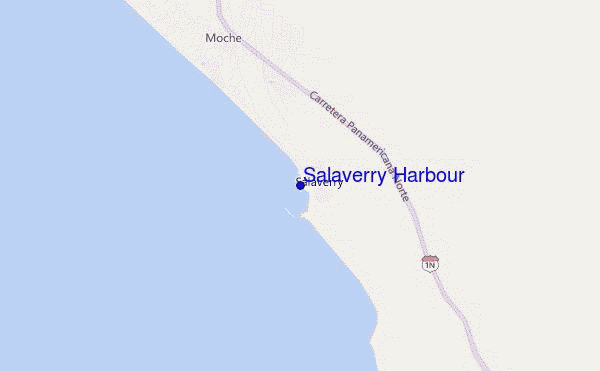 Salaverry Harbour location map