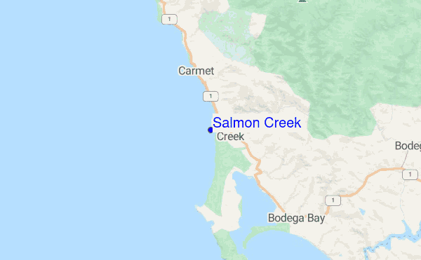 Salmon Creek location map